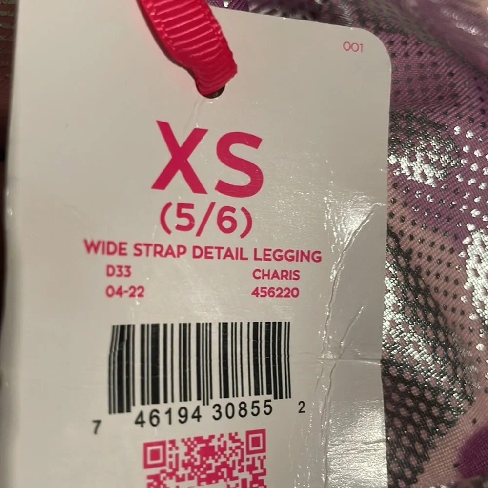 Justice Girls Collection X Wide Strap Detailed Leggings